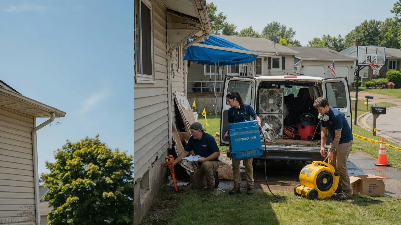 Ceiling Leak Cleanup in New Hampshire near me